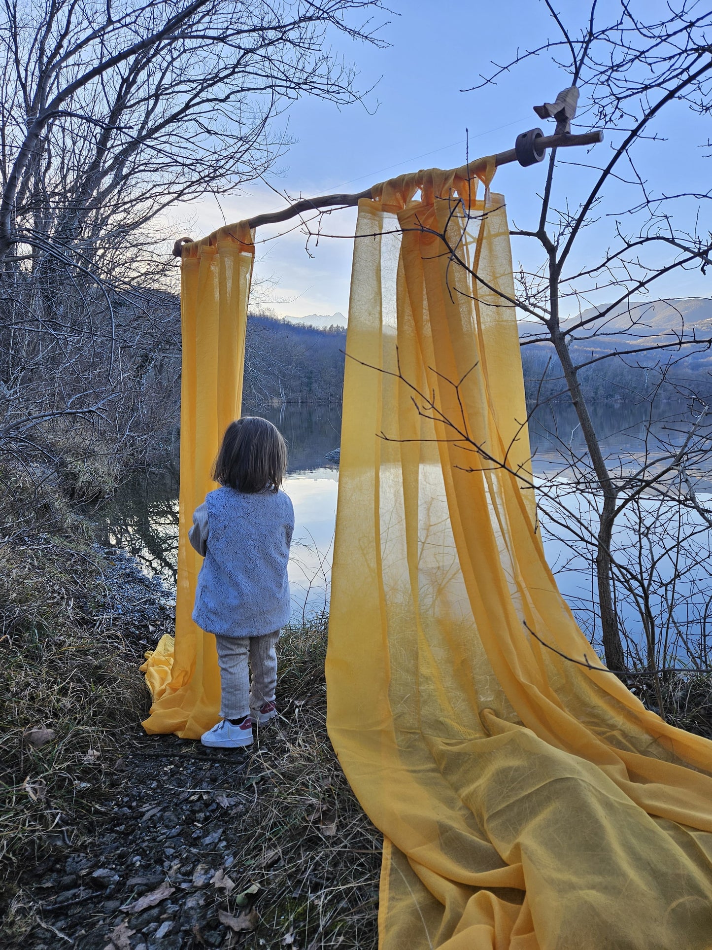 Asta per tenda ramo cameretta bambini 140cm